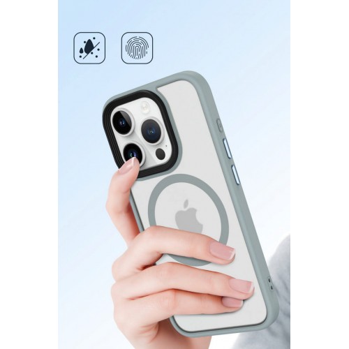 Newface iPhone 15 Pro Kılıf Trex Magneticsafe Kapak - Derin Mor Newface iPhone 15 Pro Kılıf Trex Magneticsafe Kapak - Derin Mor