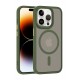 Newface iPhone 15 Pro Kılıf Trex Magneticsafe Kapak - Koyu Yeşil