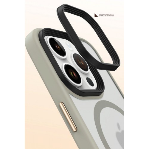 Newface iPhone 15 Pro Max Kılıf Trex Magneticsafe Kapak - Sierra Blue Newface iPhone 15 Pro Max Kılıf Trex Magneticsafe Kapak - Sierra Blue