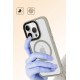 Newface iPhone 15 Pro Max Kılıf Trex Magneticsafe Kapak - Sierra Blue Newface iPhone 15 Pro Max Kılıf Trex Magneticsafe Kapak - Sierra Blue