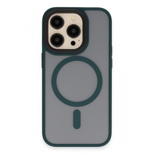 Newface iPhone 14 Pro Kılıf Trex Magneticsafe Kapak - Koyu Yeşil Newface iPhone 14 Pro Kılıf Trex Magneticsafe Kapak - Koyu Yeşil