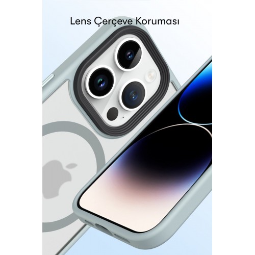 Newface iPhone 14 Pro Max Kılıf Trex Magneticsafe Kapak - Lila Newface iPhone 14 Pro Max Kılıf Trex Magneticsafe Kapak - Lila