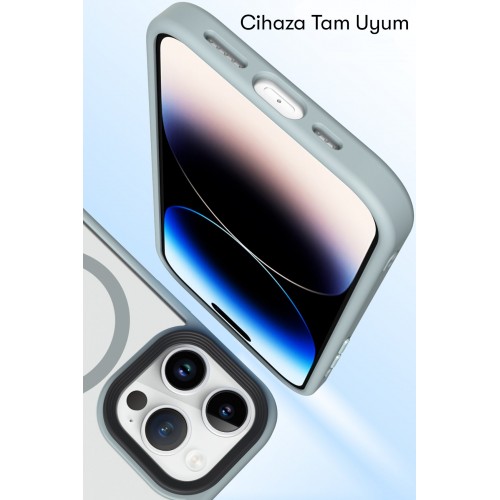 Newface iPhone 14 Pro Max Kılıf Trex Magneticsafe Kapak - Lila Newface iPhone 14 Pro Max Kılıf Trex Magneticsafe Kapak - Lila