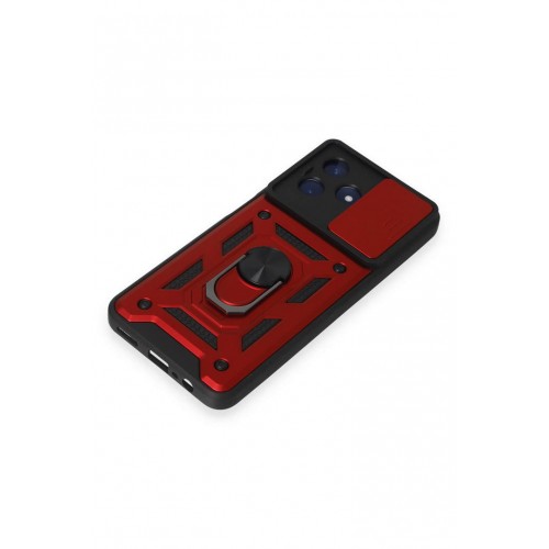 Newface Realme C53 Kılıf Pars Lens Yüzüklü Silikon - Kırmızı Newface Realme C53 Kılıf Pars Lens Yüzüklü Silikon - Kırmızı