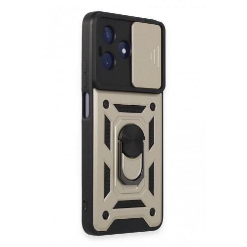 Newface Realme C53 Kılıf Pars Lens Yüzüklü Silikon - Gold Newface Realme C53 Kılıf Pars Lens Yüzüklü Silikon - Gold