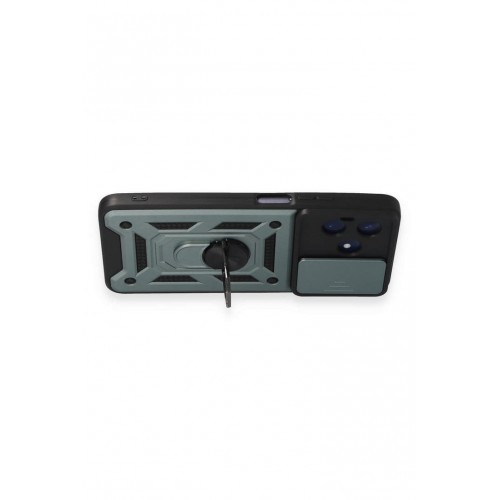 Newface Realme C53 Kılıf Pars Lens Yüzüklü Silikon - Yeşil Newface Realme C53 Kılıf Pars Lens Yüzüklü Silikon - Yeşil