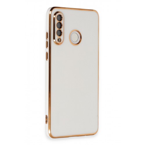 Newface Huawei P30 Lite Kılıf Volet Silikon - Beyaz Newface Huawei P30 Lite Kılıf Volet Silikon - Beyaz