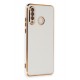 Newface Huawei P30 Lite Kılıf Volet Silikon - Beyaz Newface Huawei P30 Lite Kılıf Volet Silikon - Beyaz