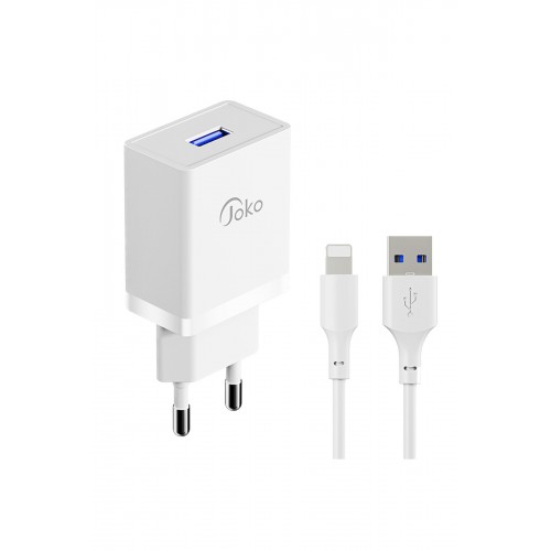 Joko JK77 15W PX17 1M 2.4A Usb to Lightning Kablolu PD Şarj Cihazı Joko JK77 15W PX17 1M 2.4A Usb to Lightning Kablolu PD Şarj Cihazı