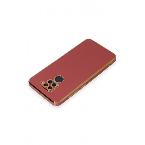 Newface Xiaomi Redmi Note 9 Kılıf Volet Silikon - Kırmızı Newface Xiaomi Redmi Note 9 Kılıf Volet Silikon - Kırmızı