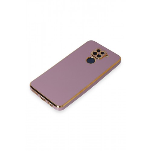 Newface Xiaomi Redmi Note 9 Kılıf Volet Silikon - Mor Newface Xiaomi Redmi Note 9 Kılıf Volet Silikon - Mor