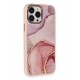 Newface iPhone 12 Pro Max Kılıf Moda Simli Kapak - Rose