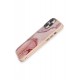 Newface iPhone 12 Pro Max Kılıf Moda Simli Kapak - Rose