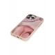 Newface iPhone 12 Pro Max Kılıf Moda Simli Kapak - Rose