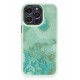 Newface iPhone 13 Pro Kılıf Moda Simli Kapak - Yeşil Newface iPhone 13 Pro Kılıf Moda Simli Kapak - Yeşil