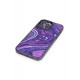 Newface iPhone 13 Pro Kılıf Moda Simli Kapak - Derin Mor