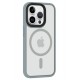 Newface iPhone 15 Pro Max Kılıf Trex Magneticsafe Kapak - Gri