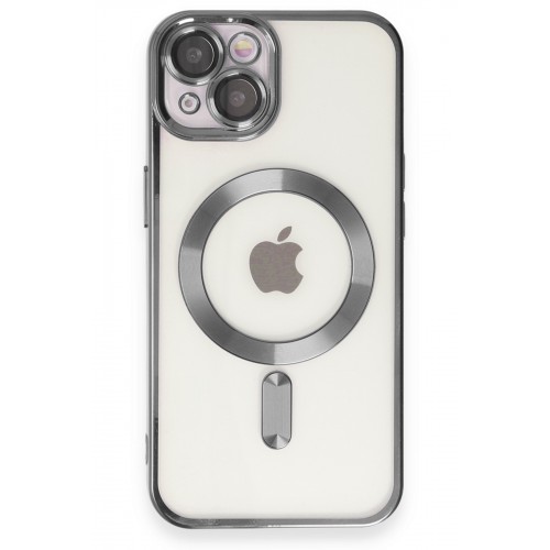 Newface iPhone 15 Kılıf Kross Magneticsafe Kapak - Titan Gri