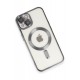 Newface iPhone 15 Kılıf Kross Magneticsafe Kapak - Titan Gri