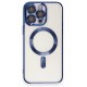 Newface iPhone 15 Pro Max Kılıf Kross Magneticsafe Kapak - Lacivert