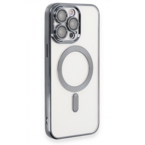 Newface iPhone 15 Pro Kılıf Kross Magneticsafe Kapak - Titan Gri Newface iPhone 15 Pro Kılıf Kross Magneticsafe Kapak - Titan Gri