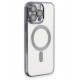 Newface iPhone 15 Pro Kılıf Kross Magneticsafe Kapak - Titan Gri Newface iPhone 15 Pro Kılıf Kross Magneticsafe Kapak - Titan Gri