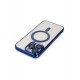 Newface iPhone 15 Pro Kılıf Kross Magneticsafe Kapak - Lacivert