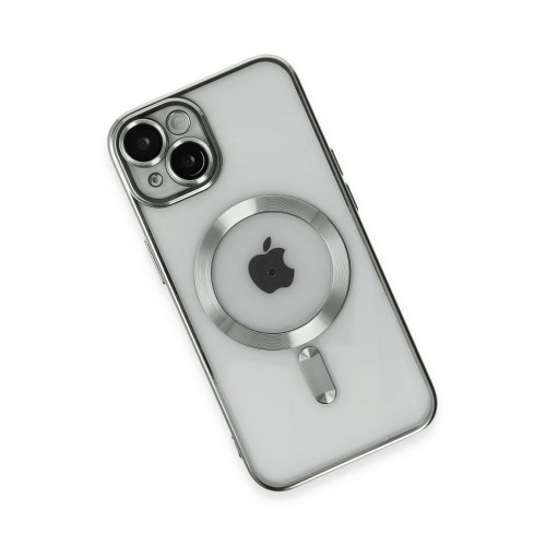 Newface iPhone 15 Kılıf Kross Magneticsafe Kapak - Gümüş Newface iPhone 15 Kılıf Kross Magneticsafe Kapak - Gümüş