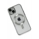 Newface iPhone 15 Kılıf Kross Magneticsafe Kapak - Gümüş Newface iPhone 15 Kılıf Kross Magneticsafe Kapak - Gümüş