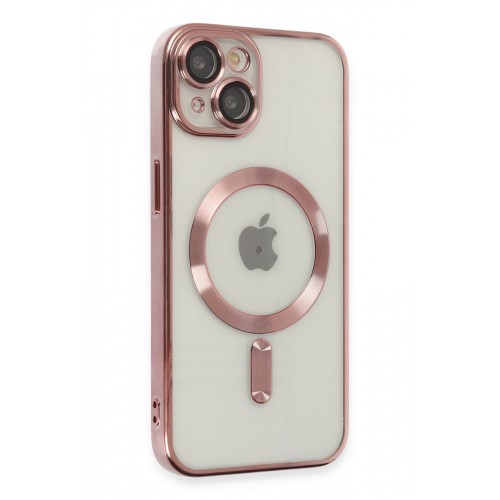 Newface iPhone 15 Kılıf Kross Magneticsafe Kapak - Rose Newface iPhone 15 Kılıf Kross Magneticsafe Kapak - Rose