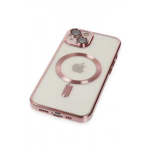 Newface iPhone 15 Kılıf Kross Magneticsafe Kapak - Rose Newface iPhone 15 Kılıf Kross Magneticsafe Kapak - Rose