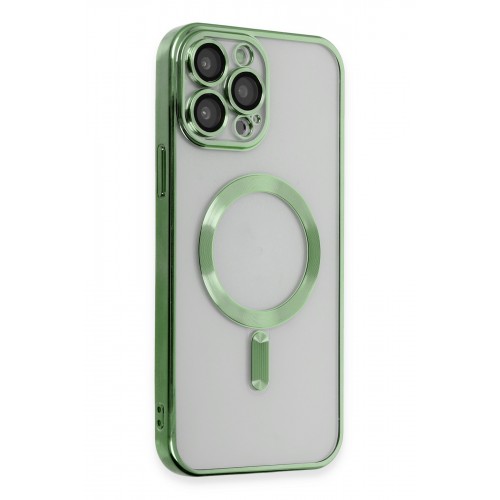 Newface iPhone 15 Pro Kılıf Kross Magneticsafe Kapak - Koyu Yeşil Newface iPhone 15 Pro Kılıf Kross Magneticsafe Kapak - Koyu Yeşil