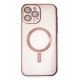 Newface iPhone 15 Pro Kılıf Kross Magneticsafe Kapak - Rose Newface iPhone 15 Pro Kılıf Kross Magneticsafe Kapak - Rose