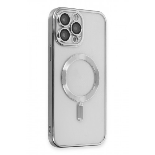 Newface iPhone 15 Pro Max Kılıf Kross Magneticsafe Kapak - Gümüş Newface iPhone 15 Pro Max Kılıf Kross Magneticsafe Kapak - Gümüş