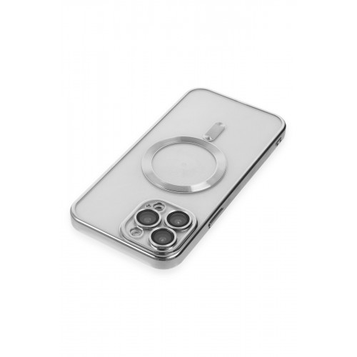 Newface iPhone 15 Pro Max Kılıf Kross Magneticsafe Kapak - Gümüş Newface iPhone 15 Pro Max Kılıf Kross Magneticsafe Kapak - Gümüş
