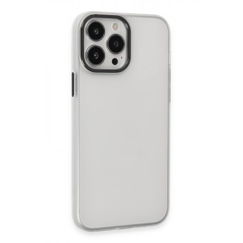 Newface iPhone 15 Pro Max Kılıf Modos Metal Kapak - Şeffaf Newface iPhone 15 Pro Max Kılıf Modos Metal Kapak - Şeffaf