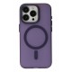 Newface iPhone 15 Pro Max Kılıf Lodos Magneticsafe Mat Kapak - Mor