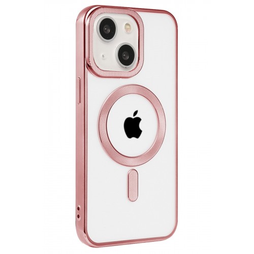 Newface iPhone 15 Kılıf Kronos Magsafe Kapak - Rose Gold Newface iPhone 15 Kılıf Kronos Magsafe Kapak - Rose Gold