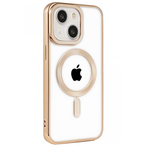 Newface iPhone 15 Kılıf Kronos Magsafe Kapak - Gold Newface iPhone 15 Kılıf Kronos Magsafe Kapak - Gold