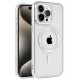 Newface iPhone 15 Pro Kılıf Kronos Magsafe Kapak - Gümüş Newface iPhone 15 Pro Kılıf Kronos Magsafe Kapak - Gümüş