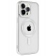 Newface iPhone 15 Pro Kılıf Kronos Magsafe Kapak - Gümüş Newface iPhone 15 Pro Kılıf Kronos Magsafe Kapak - Gümüş