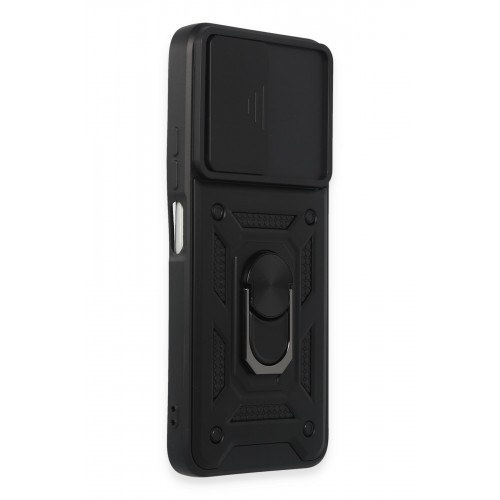 Newface Xiaomi Redmi 12 Kılıf Pars Lens Yüzüklü Silikon - Siyah Newface Xiaomi Redmi 12 Kılıf Pars Lens Yüzüklü Silikon - Siyah