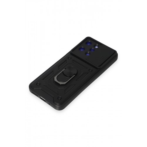 Newface Xiaomi Redmi 12 Kılıf Pars Lens Yüzüklü Silikon - Siyah Newface Xiaomi Redmi 12 Kılıf Pars Lens Yüzüklü Silikon - Siyah