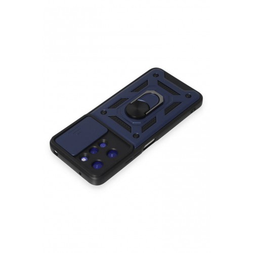 Newface Xiaomi Redmi 12 Kılıf Pars Lens Yüzüklü Silikon - Lacivert Newface Xiaomi Redmi 12 Kılıf Pars Lens Yüzüklü Silikon - Lacivert
