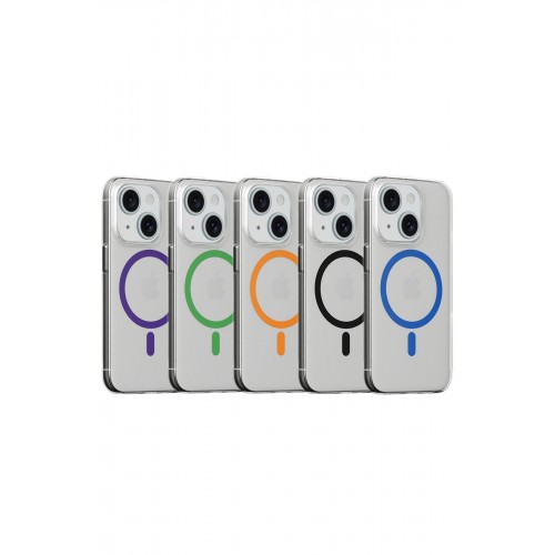 Newface iPhone 14 Kılıf Bubble Magsafe Kapak - Turuncu Newface iPhone 14 Kılıf Bubble Magsafe Kapak - Turuncu