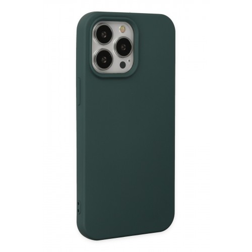 Newface iPhone 15 Pro Max Kılıf First Silikon - Koyu Yeşil Newface iPhone 15 Pro Max Kılıf First Silikon - Koyu Yeşil