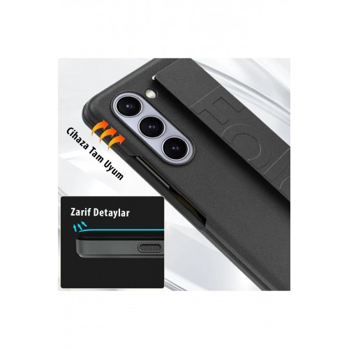 Newface Samsung Galaxy Z Fold 5 Kılıf Data Fold Kapak - Pudra Newface Samsung Galaxy Z Fold 5 Kılıf Data Fold Kapak - Pudra