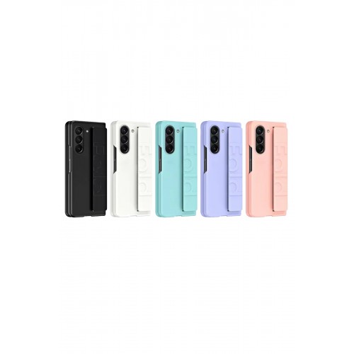 Newface Samsung Galaxy Z Fold 5 Kılıf Data Fold Kapak - Pudra Newface Samsung Galaxy Z Fold 5 Kılıf Data Fold Kapak - Pudra