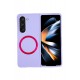 Newface Samsung Galaxy Z Fold 5 Kılıf Mata Fold Kapak - Lila Newface Samsung Galaxy Z Fold 5 Kılıf Mata Fold Kapak - Lila