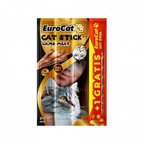EUROCAT CATSTICK KUZU ETLI 4X5 GR X 4 ADET EUROCAT CATSTICK KUZU ETLI 4X5 GR X 4 ADET